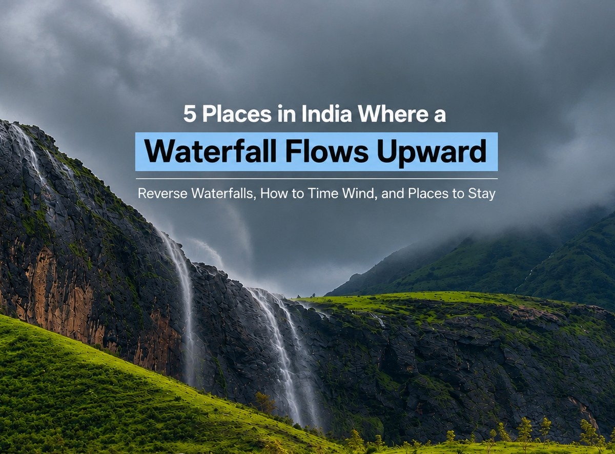 5 Places in India Where a Waterfall Flows Upward | Naneghat, Sinhagad and How to Time the Wind
